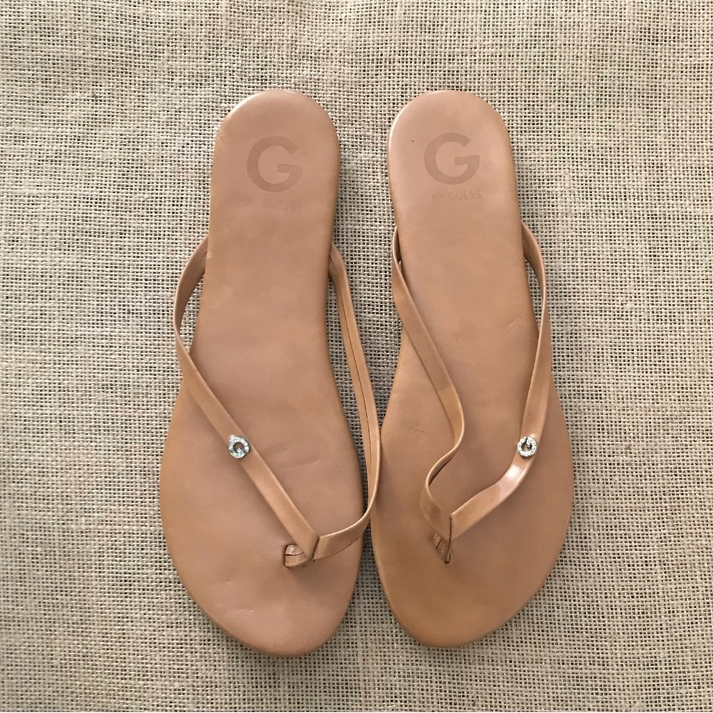 Guess Brown Shoes Flip Flops Sandals
